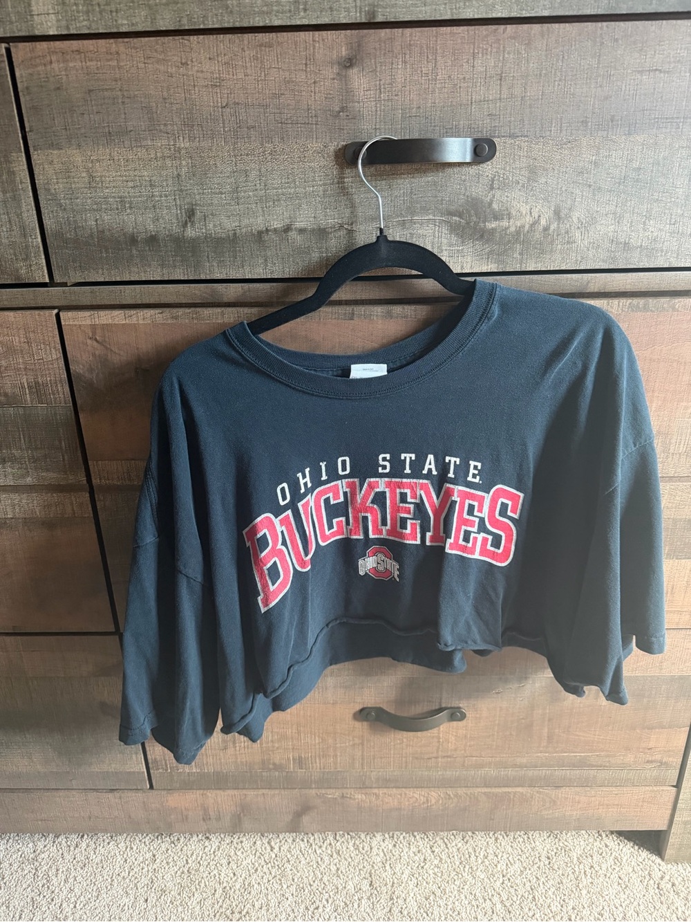 Ohio State vintage crop top